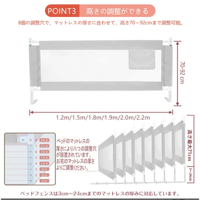 やなた様 キッズ/ベビー/マタニティの寝具/家具(ベビーフェンス/ゲート)の商品写真