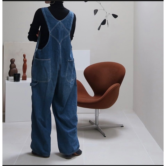 即日発送】 ARGUE OVERSIZED LADY OVERALL DENIM -サロペット