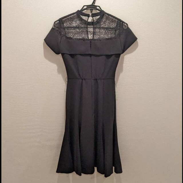 FRAYID　シースルーリーフレースドレス　ワンピース　ブラック 3