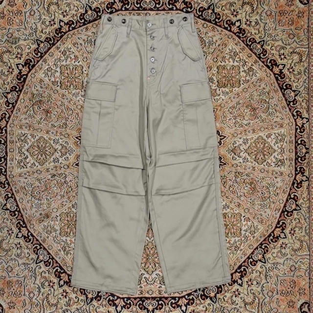 シュガーヒルHERRINGBONE ARMY CARGO PANTS