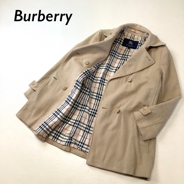 BURBERRY LONDON ノバチェック アンゴラ コート ベージュ ワンピなど最 ...