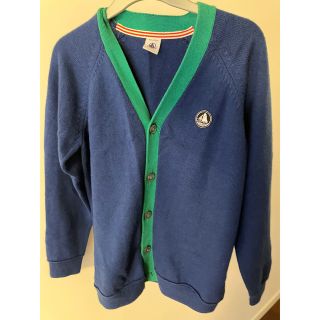 プチバトー(PETIT BATEAU)のプチバトー　boys 綿カーディガン　138(カーディガン)