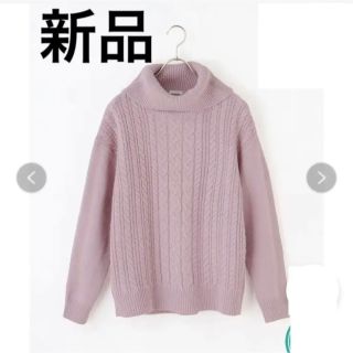 ハニーズ(HONEYS)の新品　honeys オフタートル　ニット　M(ニット/セーター)