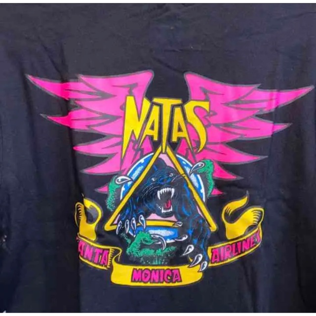 POWELL(パウエル)のNATAS ナタス　サンタクルーズ　サンタモニカエアーライン　スケボー　ロングT メンズのトップス(Tシャツ/カットソー(七分/長袖))の商品写真