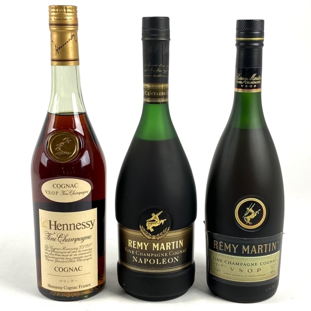 3本 REMY MARTIN Hennessy コニャック 700ml