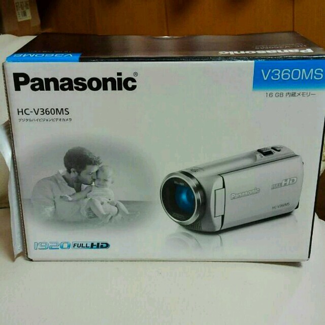 Panasonic(パナソニック)の新品未使用 未開封★HC-V360MS ビデオカメラ  16GB スマホ/家電/カメラのカメラ(ビデオカメラ)の商品写真