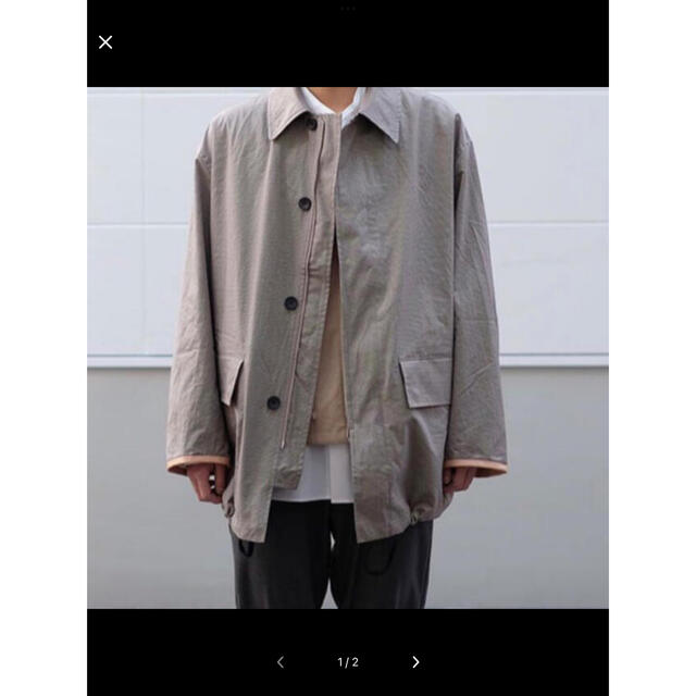 SUBTLE authentic Half Coat メンズのジャケット/アウター(チェスターコート)の商品写真
