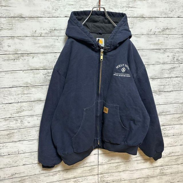 187【入手困難】カーハート☆企業コラボ 刺繍ロゴダック地アクティブ 187【入手困難】カーハート☆企業コラボ 刺繍ロゴダック地アクティブ