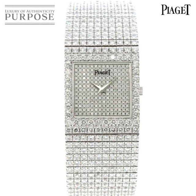 PIAGET - ピアジェ PIAGET E9131 C626 レディース 腕時計 全面ダイヤモンド K18WG ホワイトゴールド クォーツ ウォッチ VLP 90166663
