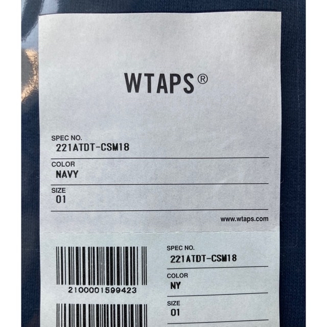 W)taps(ダブルタップス)の新品 Wtaps Academy Sweatshirt Navy S メンズのトップス(スウェット)の商品写真