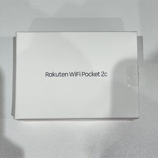 ラクテン(Rakuten)の【匿名配送】楽天モバイル　ポケットWi-Fi 2C ブラック(その他)