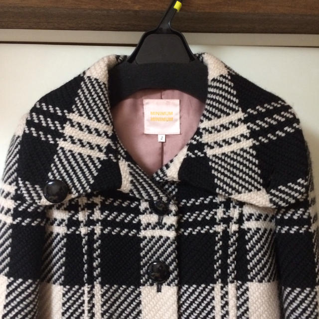 MINIMUM(ミニマム)の♡MINIMUMチェック柄コート♡ レディースのジャケット/アウター(ロングコート)の商品写真