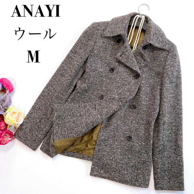 ANAYI(アナイ)のANAYI [ウール] メランジ ショートコート レディースのジャケット/アウター(ピーコート)の商品写真