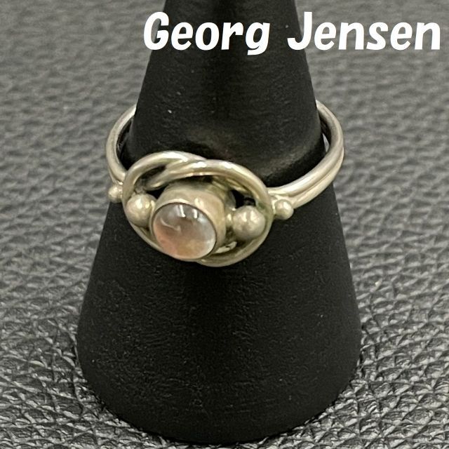 Georg Jensen - ジョージジェンセン リング ムーンストーン 925 5
