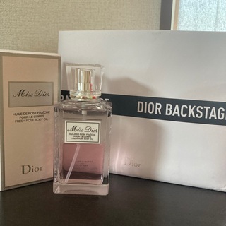 ディオール(Dior)のミス ディオール ボディオイル 100ml Dior 香水 新品 箱付き(ボディオイル)