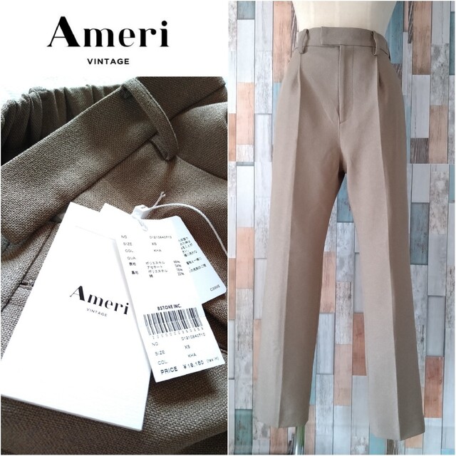 美品【18150円】AMERI VINTAGE◆アメリ　テーパードパンツ XS