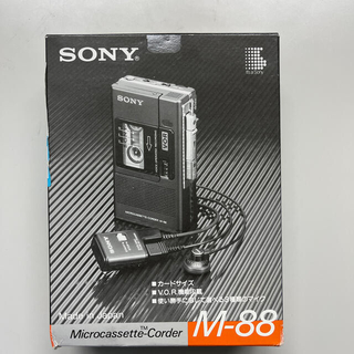 ソニー(SONY)のSONY マイクロカセットコーダー M-88(B)(その他)