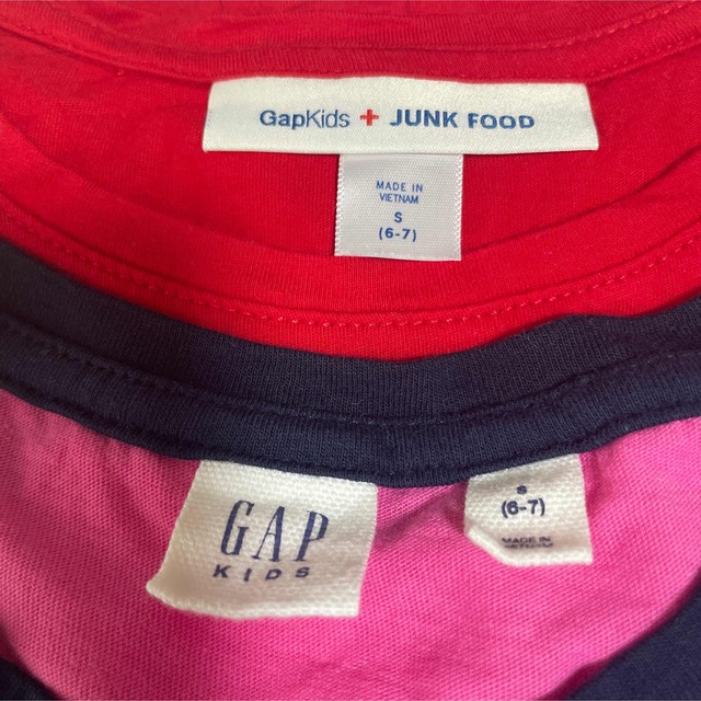 GAP Kids(ギャップキッズ)のGAP kids 女の子　ロンT2枚セット キッズ/ベビー/マタニティのキッズ服女の子用(90cm~)(Tシャツ/カットソー)の商品写真