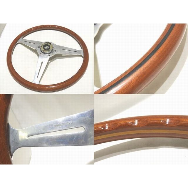 NARDI TORINO ハンドル ◇ 3-80 ウッド調 直径約36ｃｍ 2