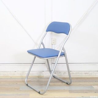 Flipstick -フリップスティック　折畳み椅子　ブルー　座面カバー付き