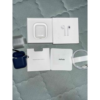 アップル(Apple)のAirPods MV7N2ZA/A 第二世代(ヘッドフォン/イヤフォン)