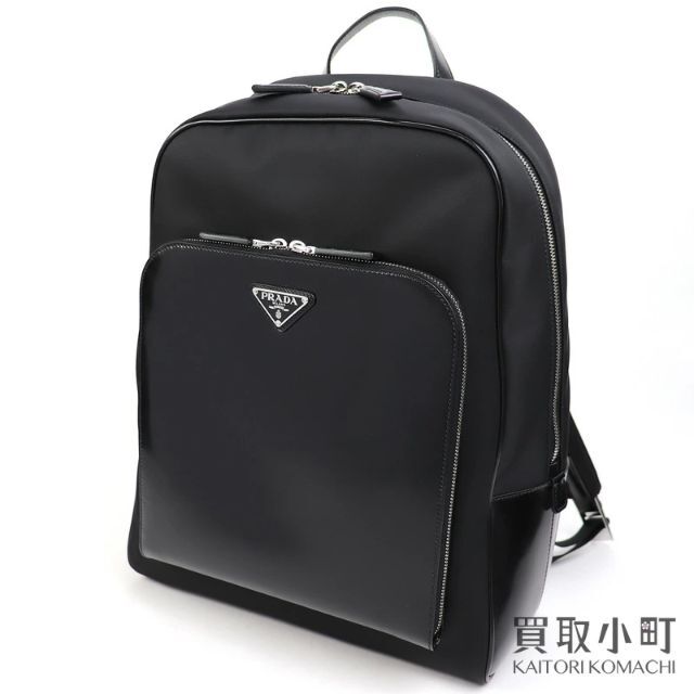 低価人気 プラダ リュック バックパック リナイロン サフィアーノ トライアングルロゴ ブラック メンズ PRADA 2VZ019 2DMG OOL  MAGASEEK PayPayモール店 通販 PayPayモール