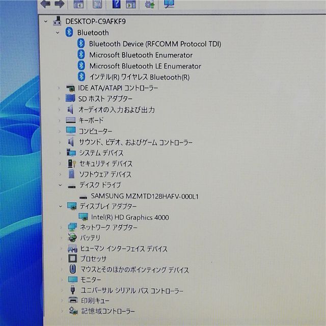 SSD ノートpc NEC VJ20SGZDG 4GB 無線 BD Win11