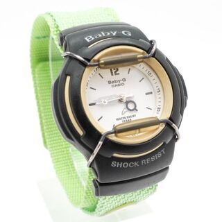 ベビージー(Baby-G)の《希少》Baby-G 腕時計 ホワイト クォーツ メッシュベルト 10気圧防水(腕時計)