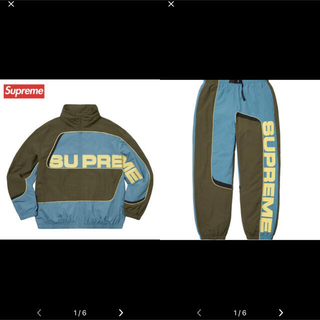 シュプリーム(Supreme)のsupreme S Paneled Track Jacket pants セット(ナイロンジャケット)