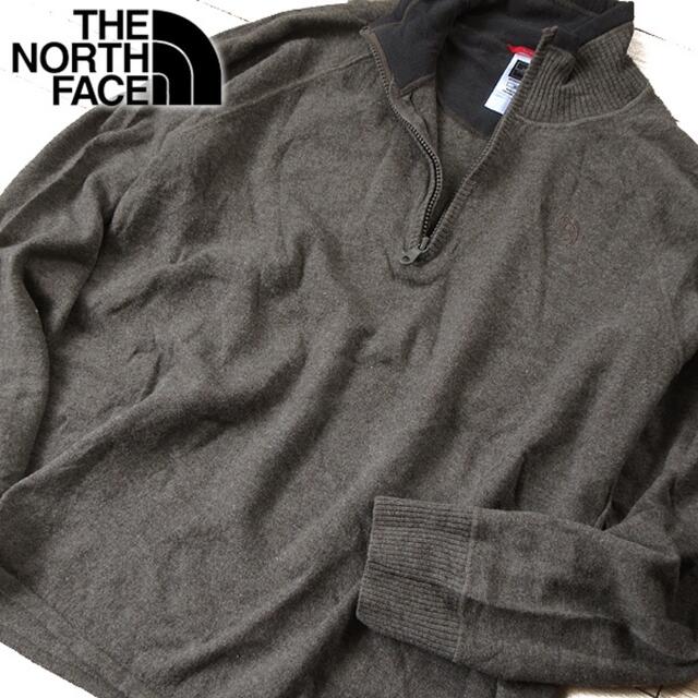 THE NORTH FACE(ザノースフェイス)の美品 M ノースフェイス メンズ ハーフジップニット/セーター メンズのトップス(ニット/セーター)の商品写真