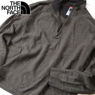 ザノースフェイス(THE NORTH FACE)の美品 M ノースフェイス メンズ ハーフジップニット/セーター(ニット/セーター)