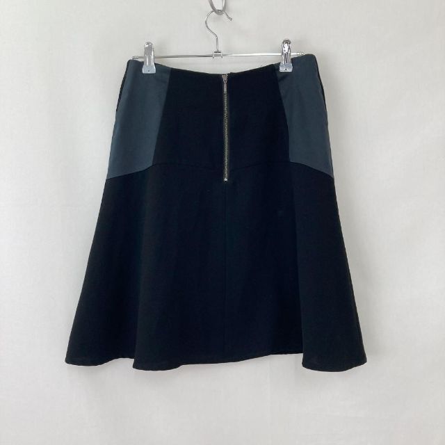 LAUTREAMONT(ロートレアモン)のLAUTREAMONT 膝丈フレアースカート ブラック レディース レディースのスカート(ひざ丈スカート)の商品写真