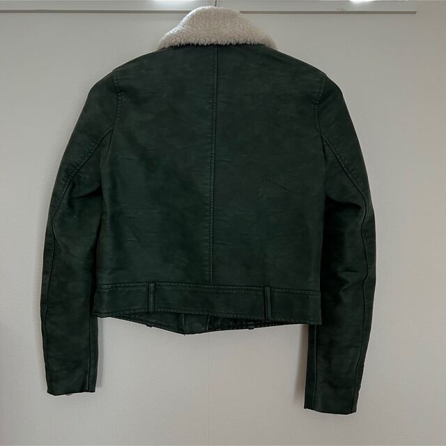 ZARA(ザラ)のZARA BASIC ザラ ライダースジャケット 未使用 XS レディースのジャケット/アウター(ライダースジャケット)の商品写真