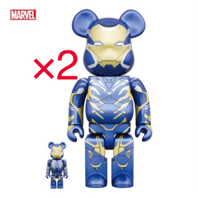 BE@RBRICK IRON MAN RESCUE SUIT100％ & 400