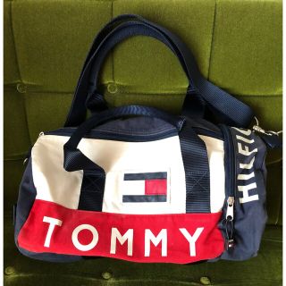 TOMMY HILFIGER - TOMMY HILFIGER 丸型ボストンバッグ ショルダー