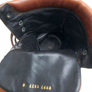 ドルガバ／DOLCE＆GABBANA ワークブーツ シューズ 靴 メンズ 男性 男性用レザー 革 本革 ブラウン 茶 CA9997 コンバットブーツ
