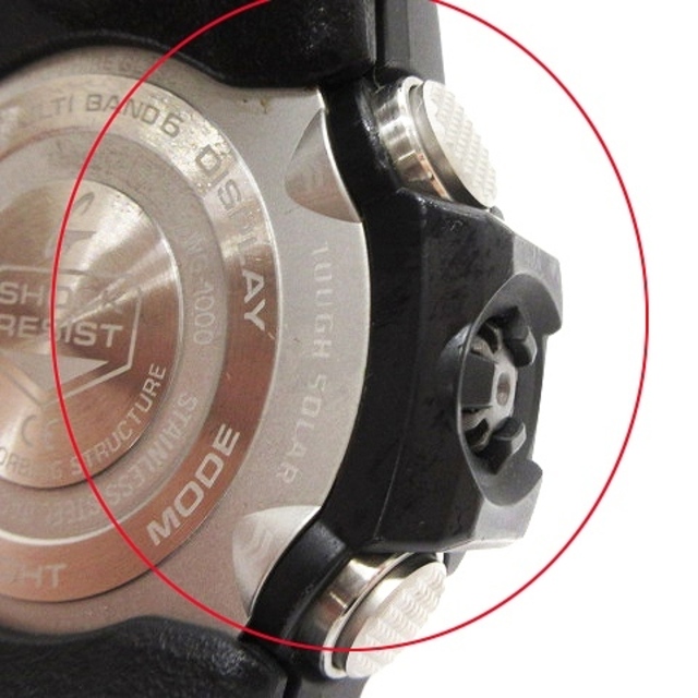 カシオジーショック  マッドマスター 腕時計 タフソーラー 電波 黒 ■SM0