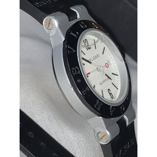 ブルガリ(BVLGARI)のY180ブルガリ AL38Aラバーベルト正常稼働品！訳あり特別価格！(腕時計(アナログ))