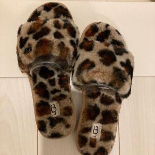 アグ(UGG)のUGG ファーサンダル　レオパード　新品未使用(サンダル)