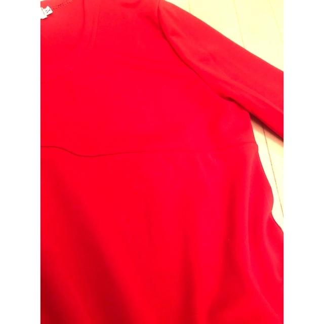 真っ赤なワンピース✨韓国系ファッション レディースのワンピース(ひざ丈ワンピース)の商品写真