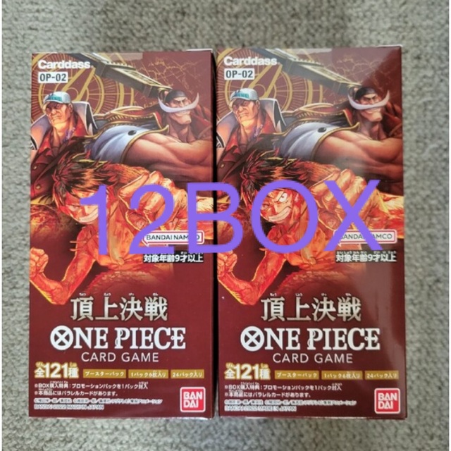 爆買い! - BANDAI ワンピース 未開封 セット 頂上決戦12box カード