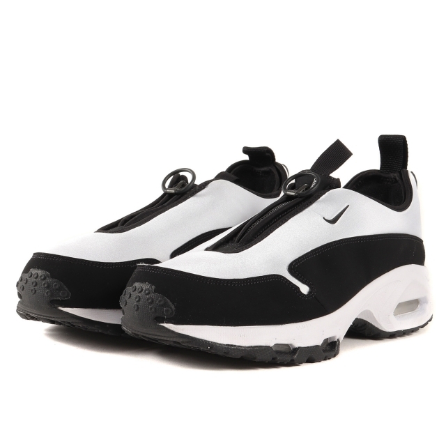 NIKE(ナイキ)のNIKE ナイキ COMME des GARCONS NIKE AIR SUNDER MAX SP (DO8095-101) 22SS コムデギャルソン オムプリュス ナイキ エア マックス サンダー HOMME PLUS ホワイト ブラック 白黒 サイズ：US9.5 27.5cm【メンズ】【中古】【美品】 メンズの靴/シューズ(スニーカー)の商品写真