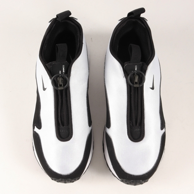 NIKE ナイキ COMME des GARCONS NIKE AIR SUNDER MAX SP (DO8095-101) 22SS コムデギャルソン オムプリュス ナイキ エア マックス サンダー HOMME PLUS ホワイト ブラック 白黒 サイズ：US9.5 27.5cm【メンズ】【美品】