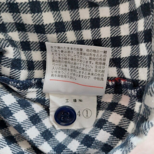 mikihouse(ミキハウス)のMIKI HOUSE　80　チェックシャツ キッズ/ベビー/マタニティのベビー服(~85cm)(シャツ/カットソー)の商品写真