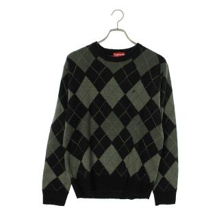 シュプリーム(Supreme)のシュプリーム Argyle Crewneck Sweater アーガイルクルーネックニット メンズ S(ニット/セーター)