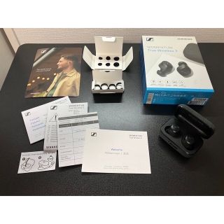 ゼンハイザー(SENNHEISER)の☀SENNHEISER MOMENTUM True Wireless 3 黒(ヘッドフォン/イヤフォン)