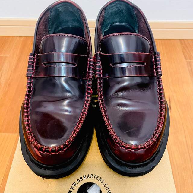 Dr.Martens(ドクターマーチン)のDr.Martens ペントン チェリーレッド ARCADIA UK5 レディースの靴/シューズ(ローファー/革靴)の商品写真