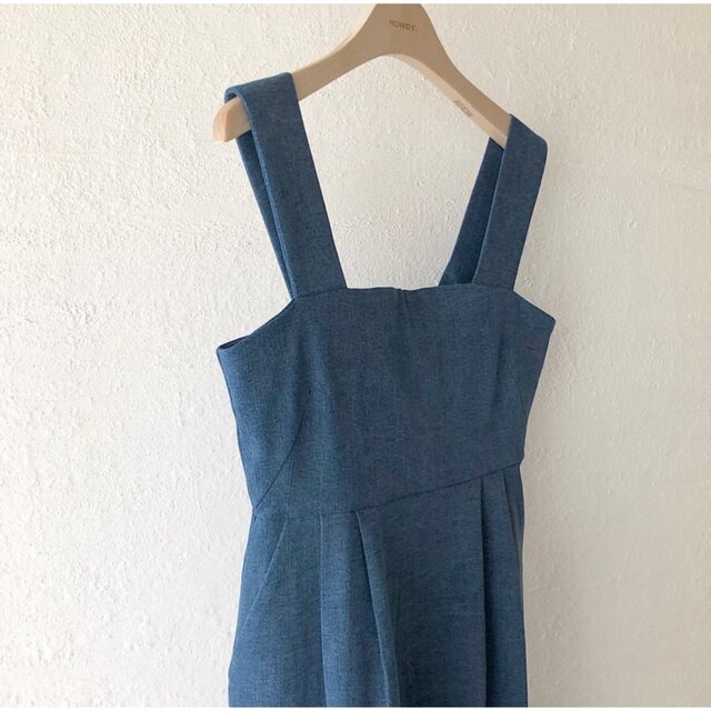 【ほぼ未使用】HOWDY☆denim onepiece 5