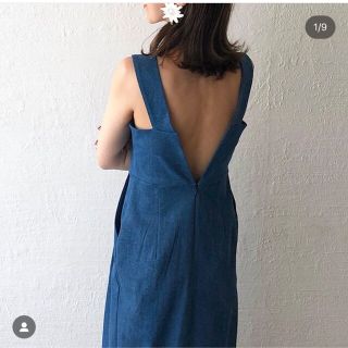 【ほぼ未使用】HOWDY☆denim onepiece(ロングワンピース/マキシワンピース)