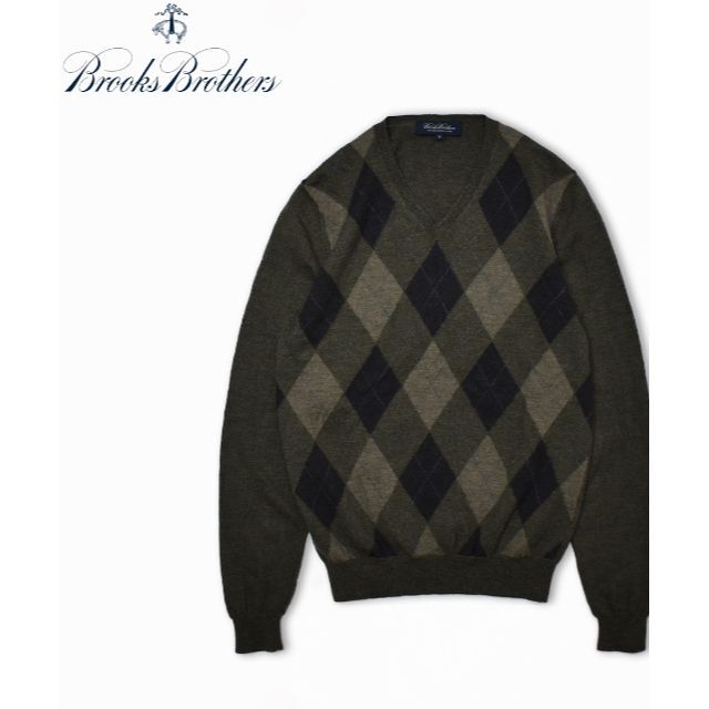 Brooks Brothers ブルックスブラザーズ アーガイル ウール ニット | フリマアプリ ラクマ